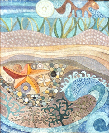 Dog on Beach Dog on Beach